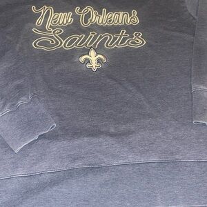 Vintage  Women NFL Team Apparel New Orlean Saints Sweatshirt Embroidered Logo XL